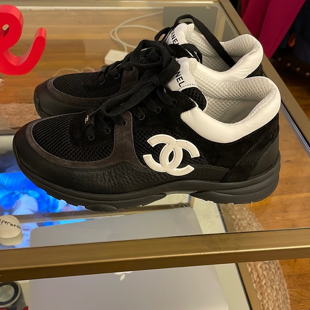 Chanel sneakers AUTHENTIC. Gently used. Bought from FASHIONPHILE.